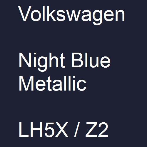 Volkswagen, Night Blue Metallic, LH5X / Z2.